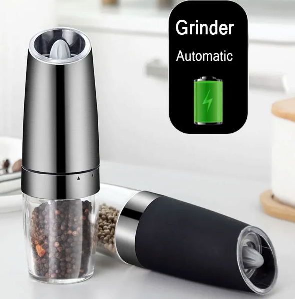 Electric Gravity Salt & Pepper Grinder