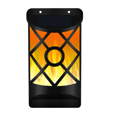 Dancing Flame Solar Wall Lights