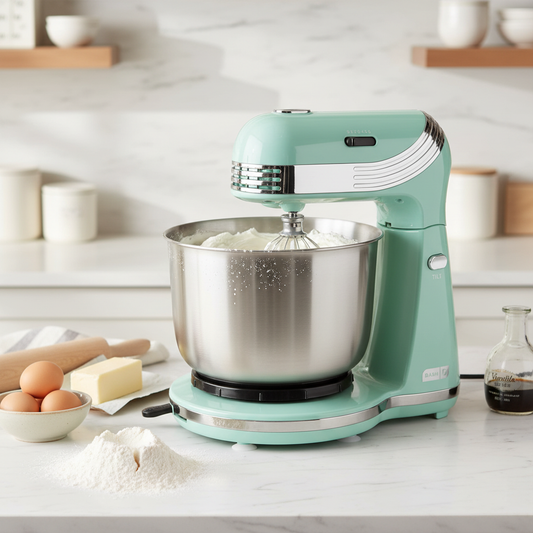 Mint Green Stand Mixer Lifestyle